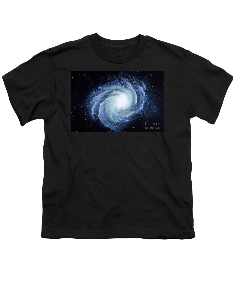 Spiral Galaxy M83 Youth T-Shirt featuring the photograph Spiral Galaxy M83 by Chris Bjornberg