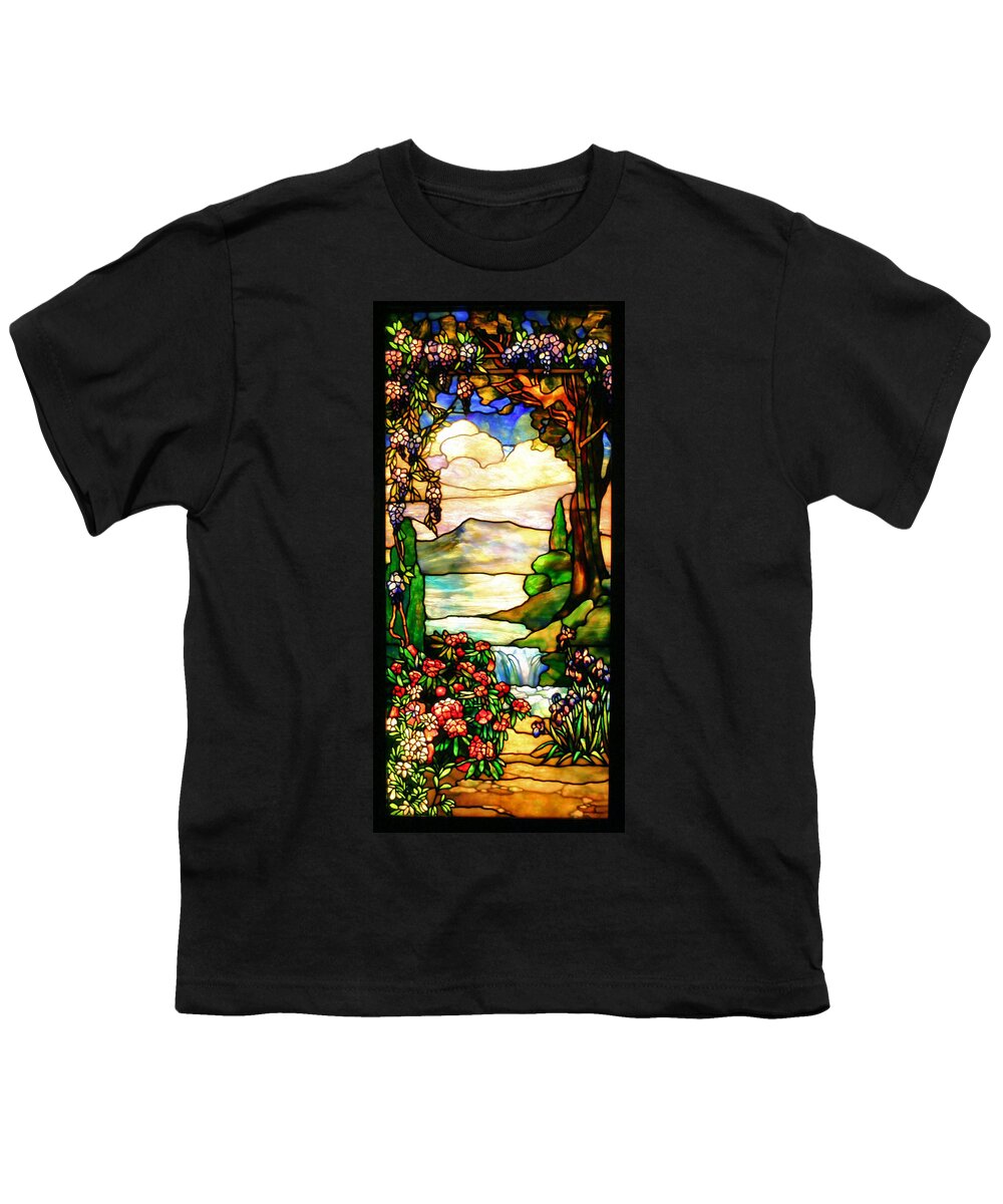 Stained Glass Youth T-Shirt featuring the photograph Stained Glass by Kristin Elmquist