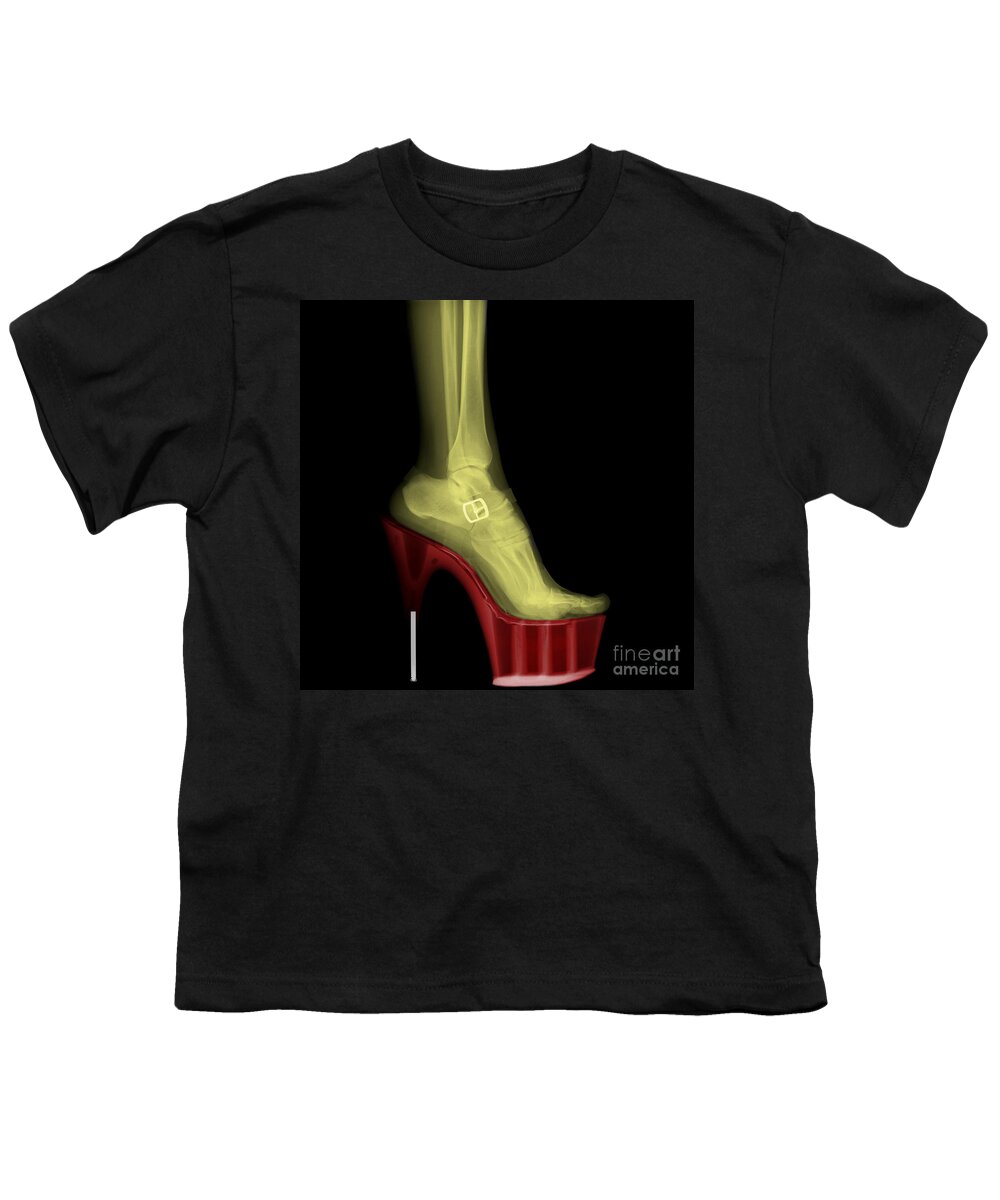 Stiletto Youth T-Shirt featuring the photograph Stiletto High-Heeled Shoe by Guy Viner