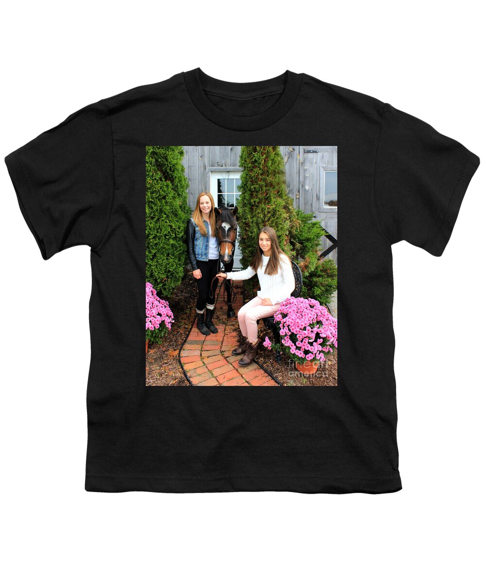  Youth T-Shirt featuring the photograph Stoney Fields 4 by Life With Horses