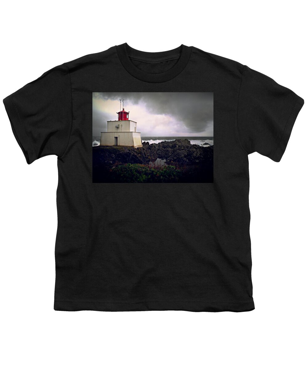 Storm Approaching Youth T-Shirt featuring the photograph Storm Approaching by Micki Findlay