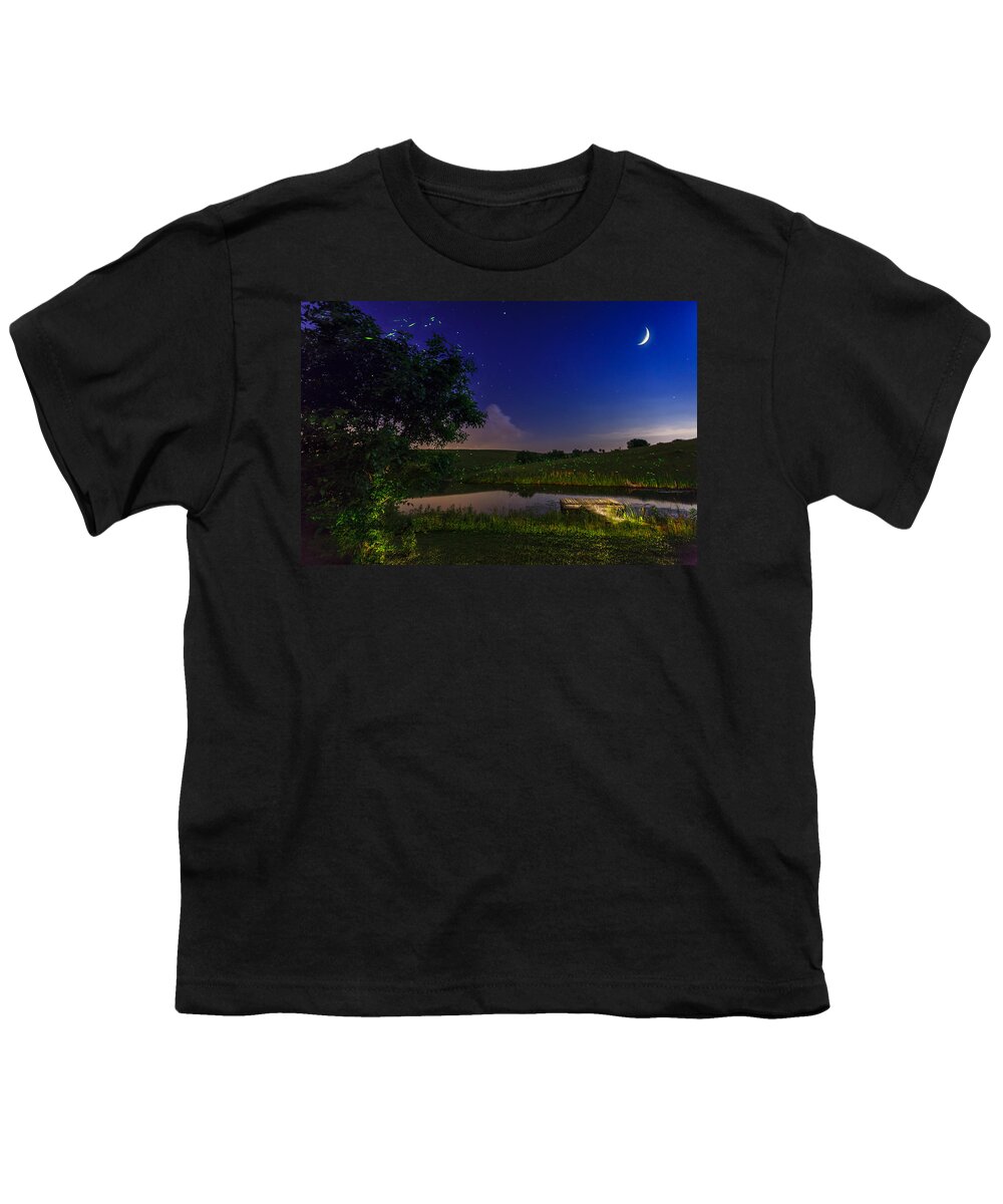 Bluegrass Youth T-Shirt featuring the photograph Strangers in the night by Alexey Stiop
