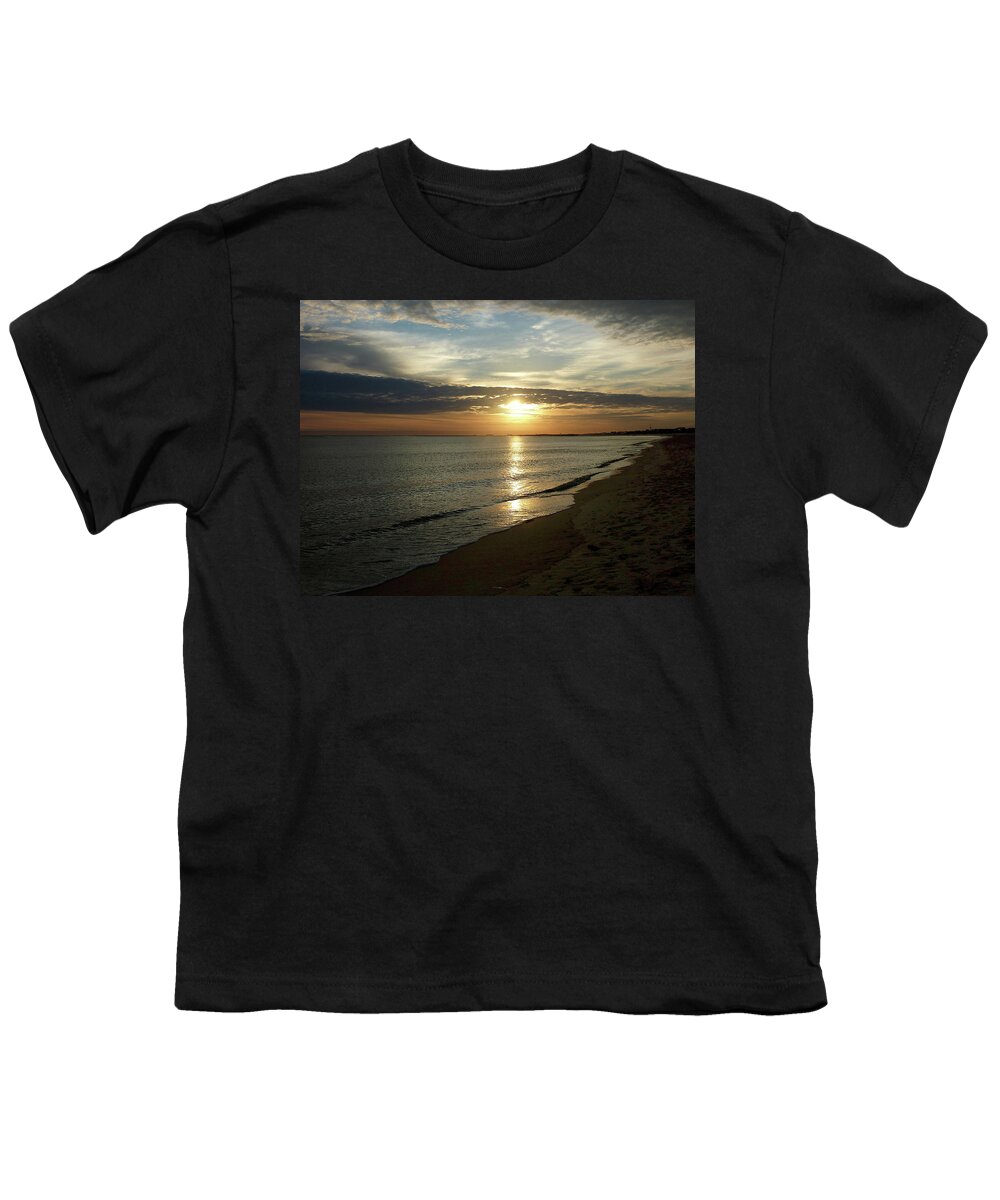Sunrise Youth T-Shirt featuring the photograph Sunrise in Norfolk VA by Susan Savad