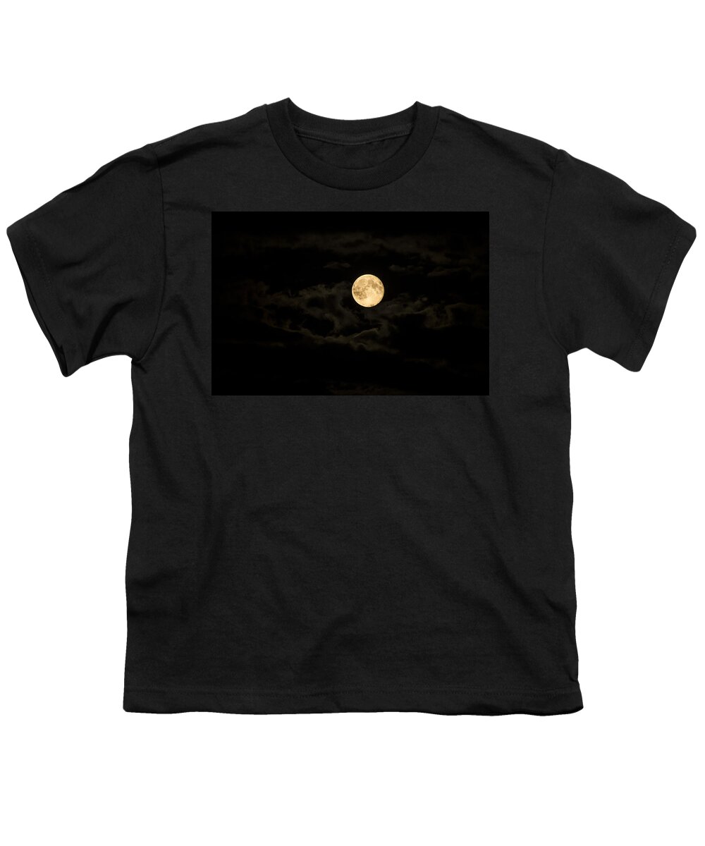 Moon Youth T-Shirt featuring the photograph Super Moon by Spikey Mouse Photography