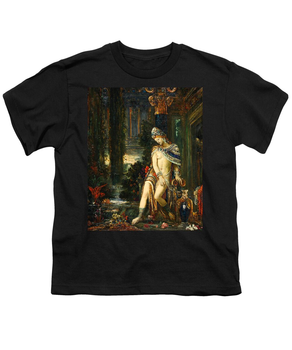 Gustave Moreau Youth T-Shirt featuring the painting Susanna and the Elders by Gustave Moreau