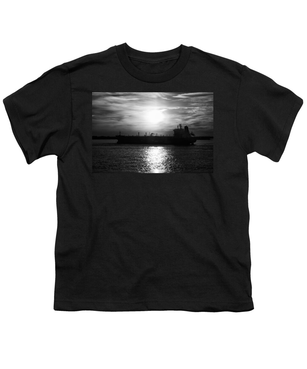 Sky Youth T-Shirt featuring the photograph Tanker Twilight by Paul Watkins