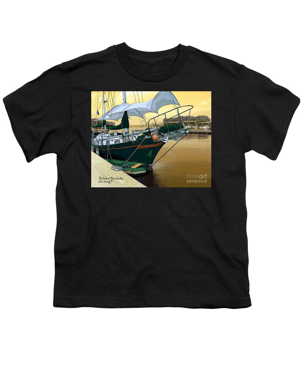 Boat Youth T-Shirt featuring the photograph The Enola at Paris Landing by Lee Owenby