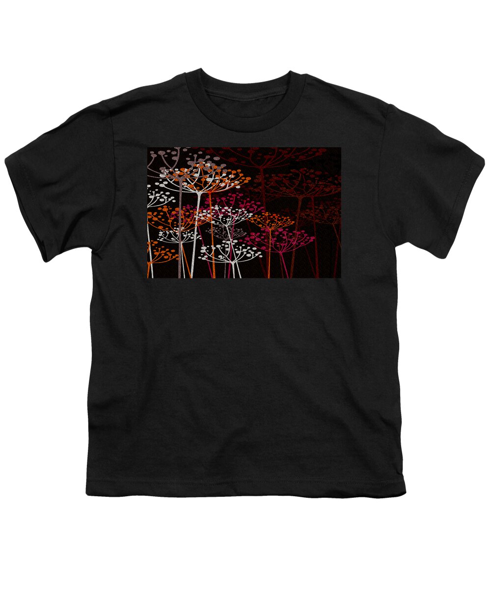 Fred Mefeely Rogers Youth T-Shirt featuring the mixed media The Garden Of Your Mind 1 by Angelina Tamez
