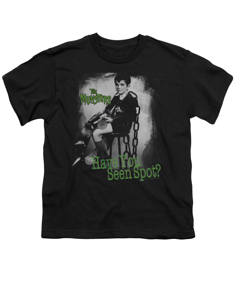 The Munsters Youth T-Shirt featuring the digital art The Munsters - Have You Seen Spot by Brand A
