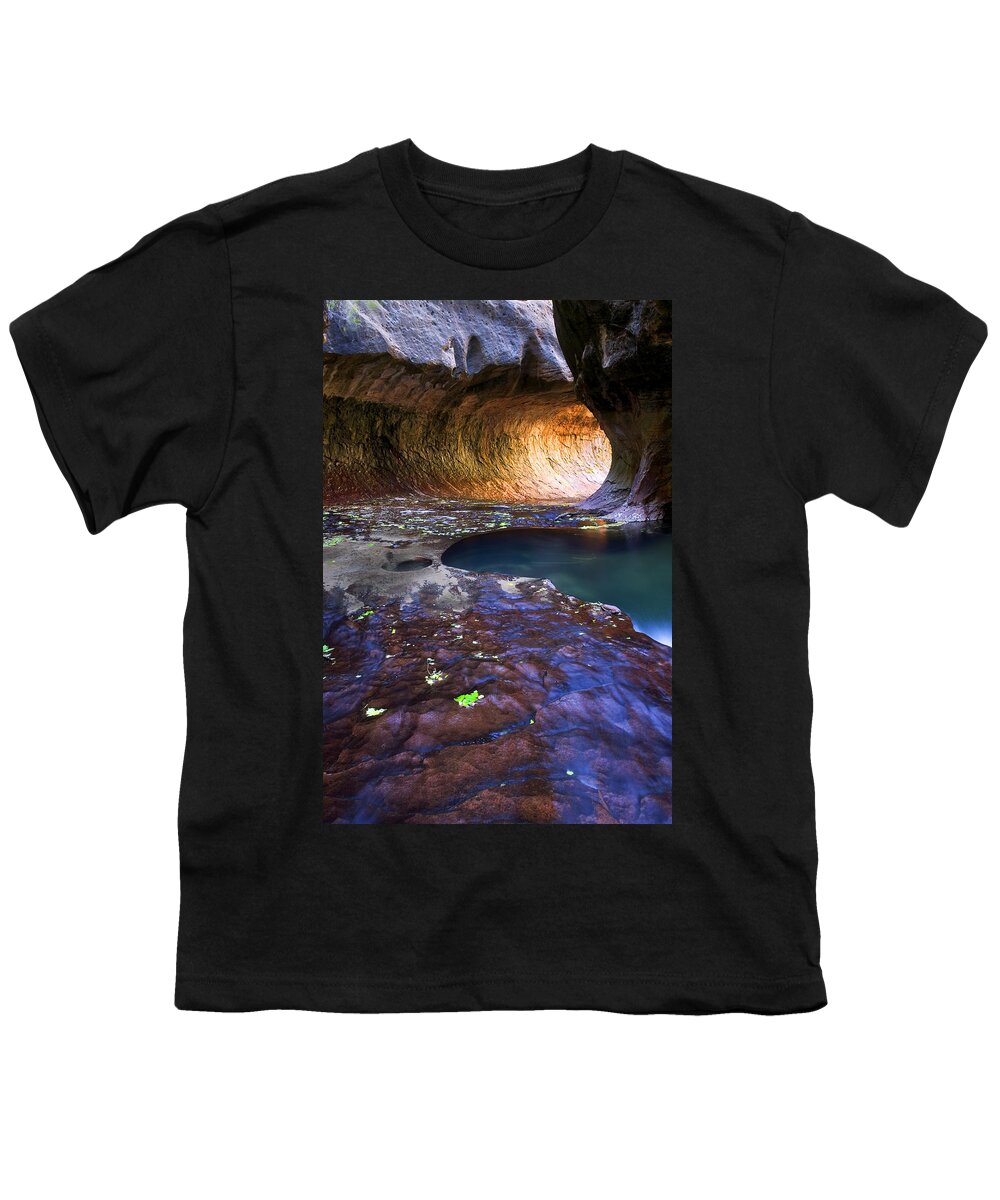 Subway Youth T-Shirt featuring the photograph The Subway 1 by Laura Tucker