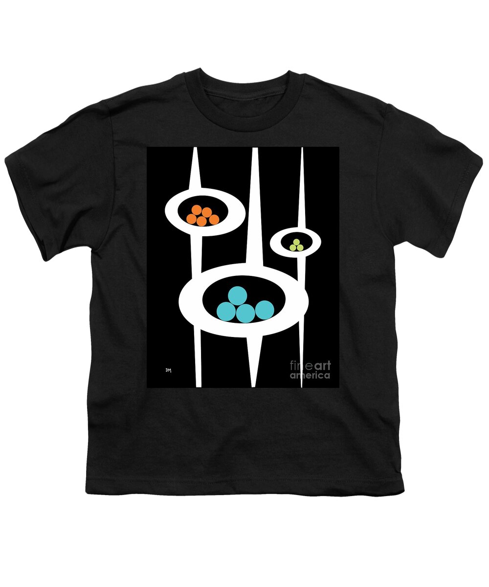 Atomic Youth T-Shirt featuring the digital art Three Pods I by Donna Mibus