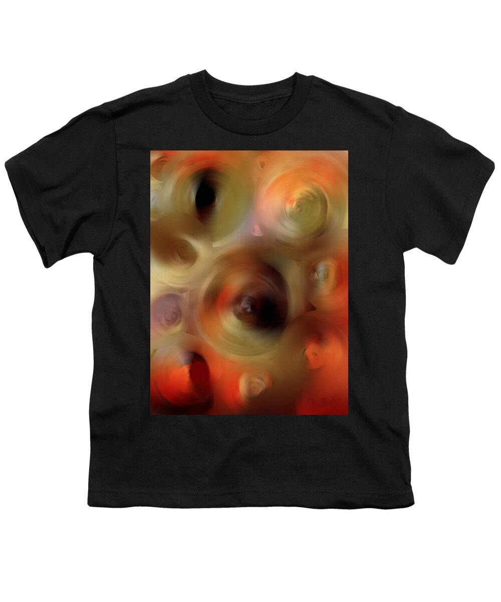 Red Youth T-Shirt featuring the painting Transcendent - Abstract Art by Sharon Cummings by Sharon Cummings