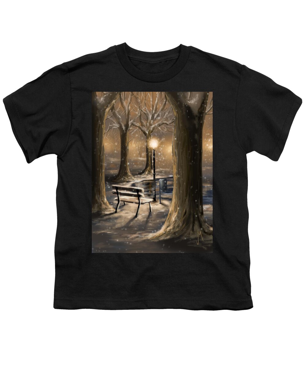 Winter Youth T-Shirt featuring the digital art Trees by Veronica Minozzi
