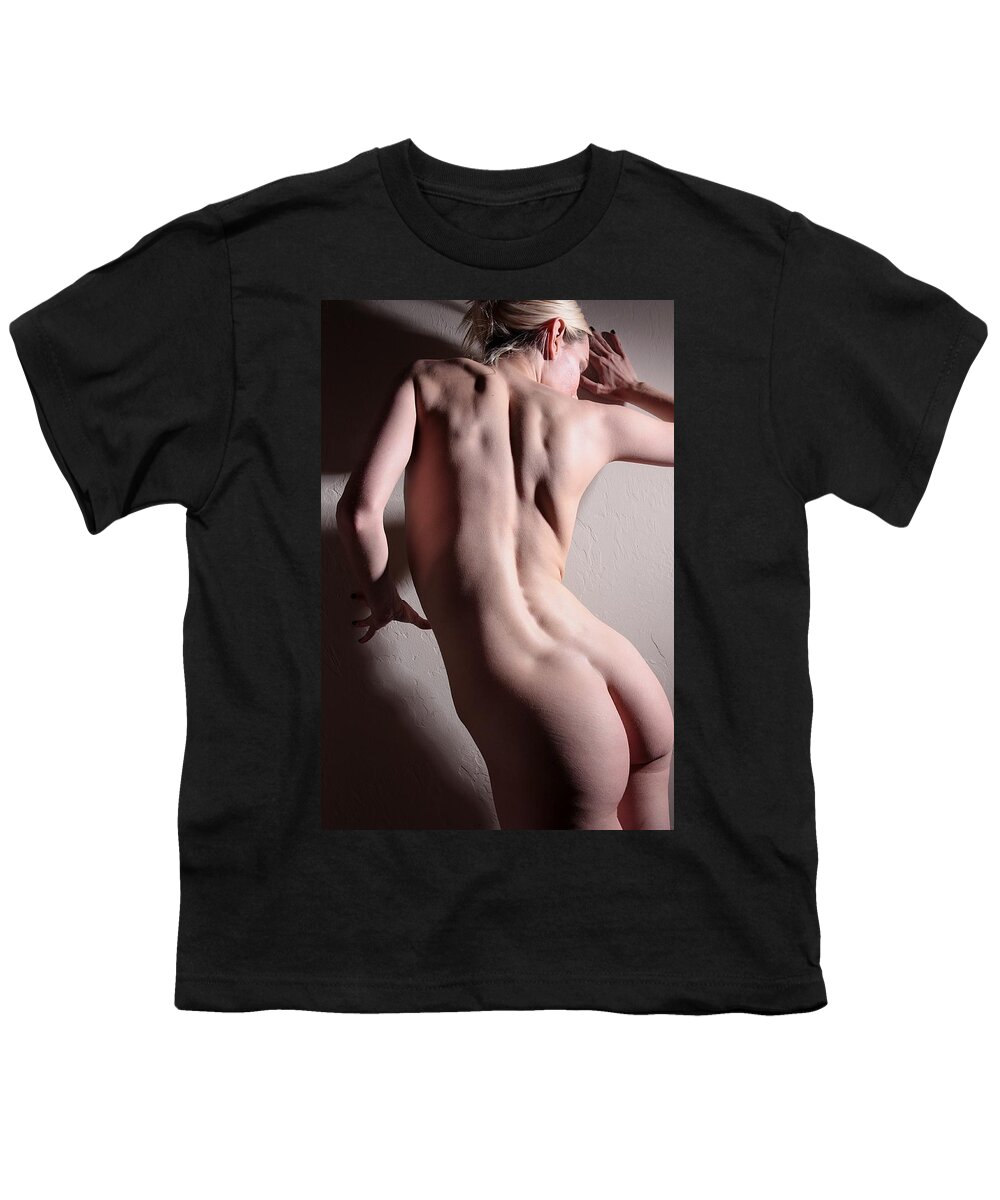Nude Youth T-Shirt featuring the photograph Untitled in Color by Joe Kozlowski
