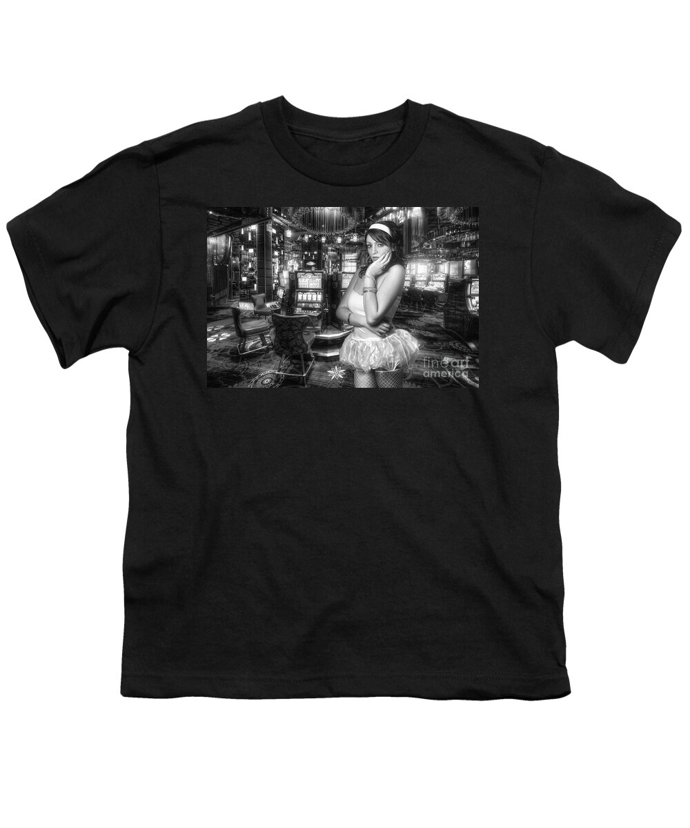 Yhun Suarez Youth T-Shirt featuring the photograph Urban Angel 5.0 by Yhun Suarez