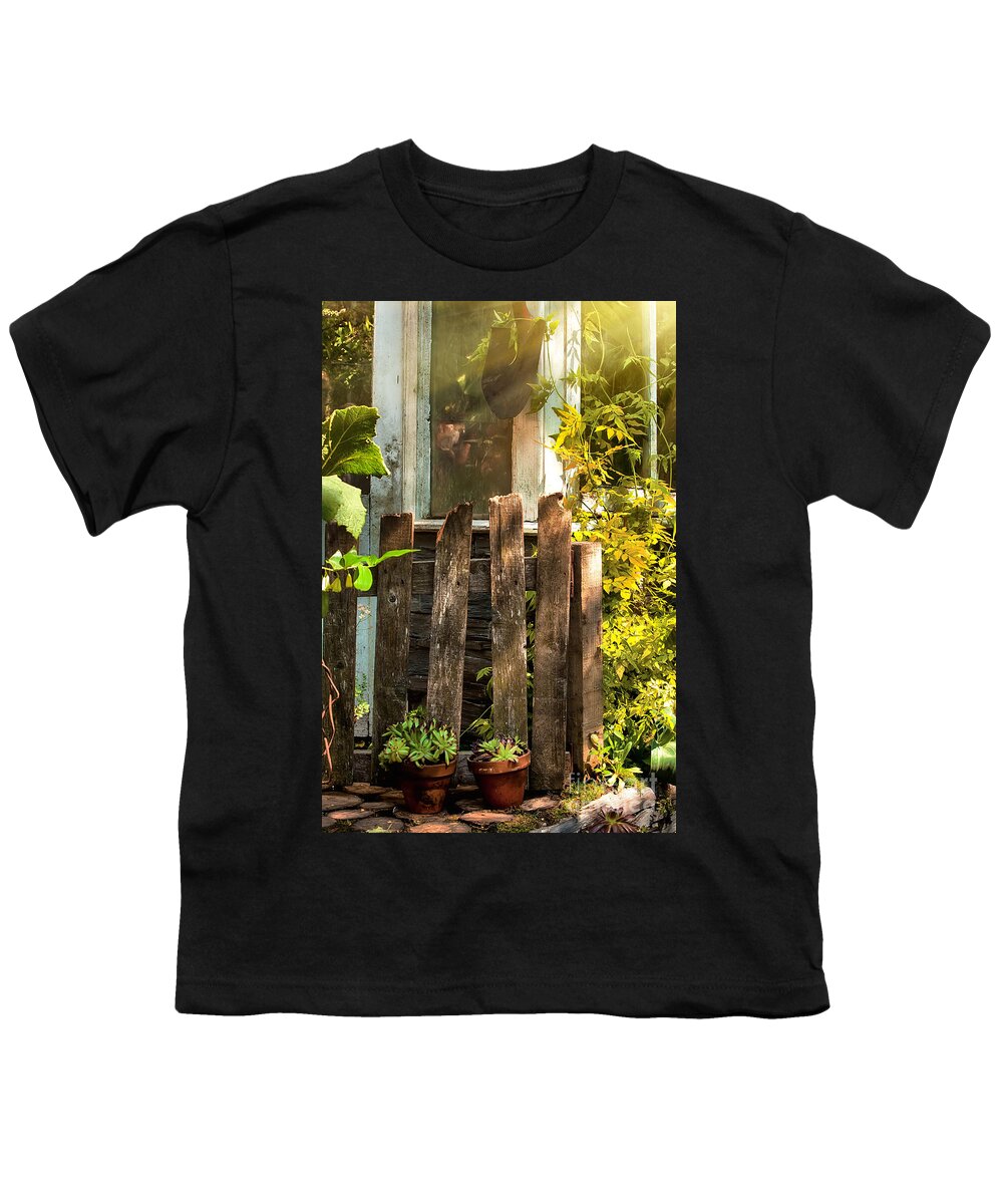 Garden Youth T-Shirt featuring the photograph Vintage garden by Simon Bratt