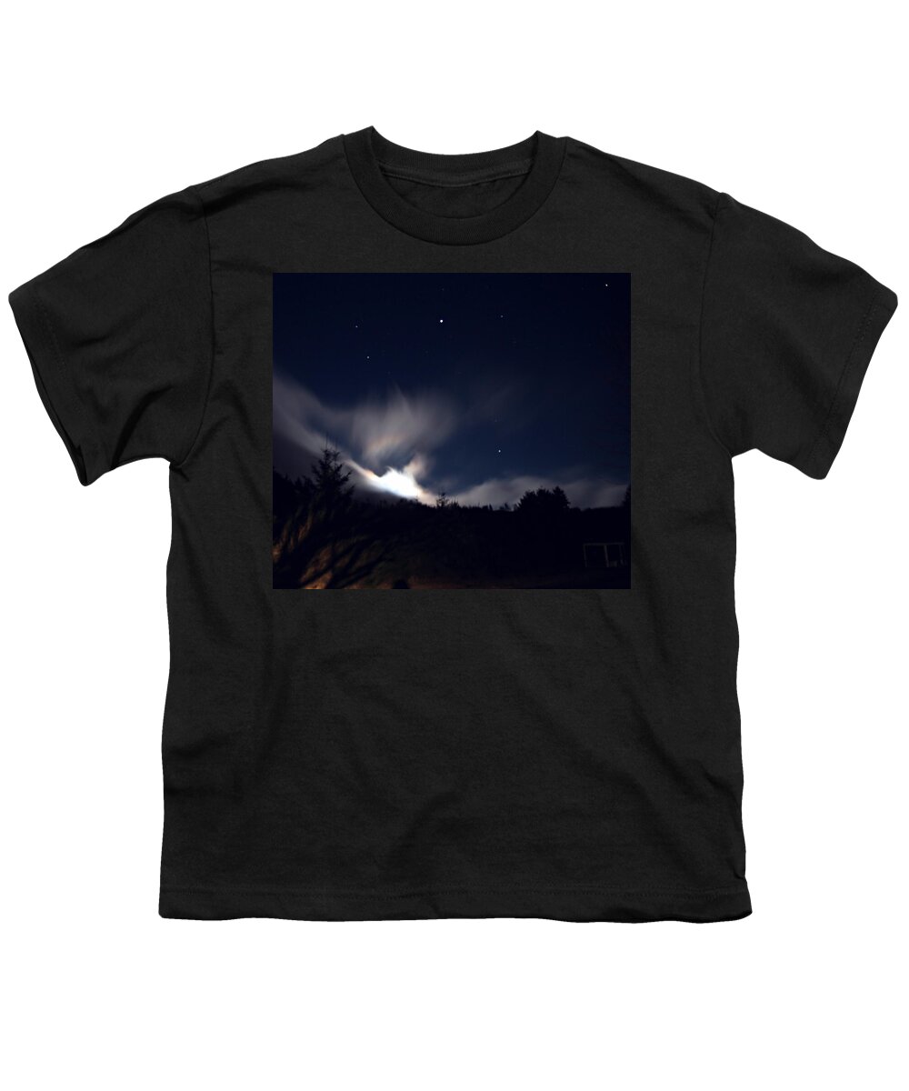 Oregon Youth T-Shirt featuring the photograph Waiting For The Moon by KATIE Vigil