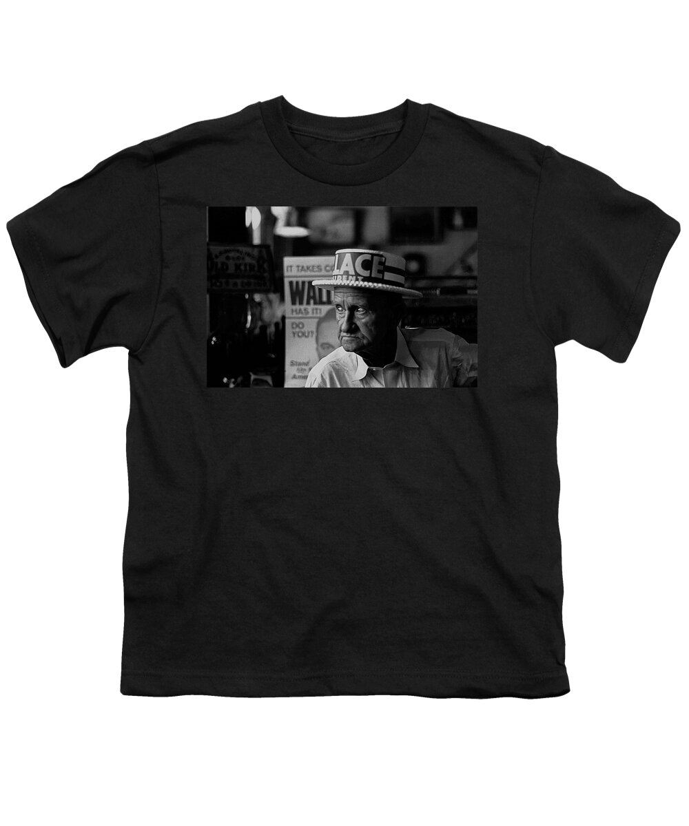George Wallace John Wayne Barry Goldwater Bird Cage Theater Tombstone Arizona Youth T-Shirt featuring the photograph Wallace For President supporter by David Lee Guss