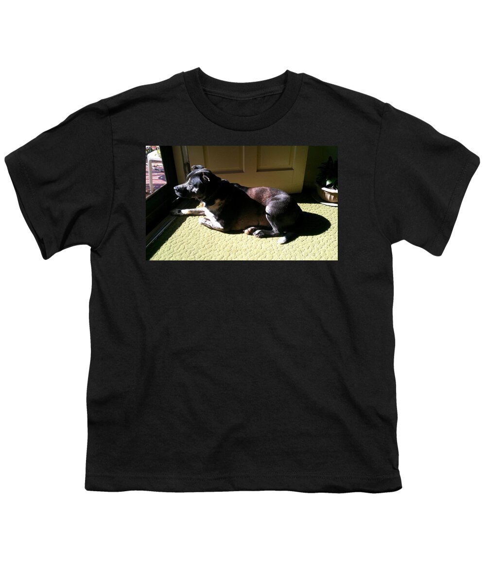 Watchdog Youth T-Shirt featuring the photograph Watchdog by Kenny Glover