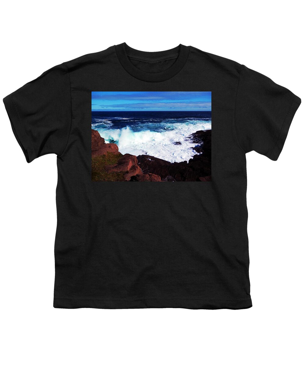 Wave Youth T-Shirt featuring the photograph Wave by Zinvolle Art