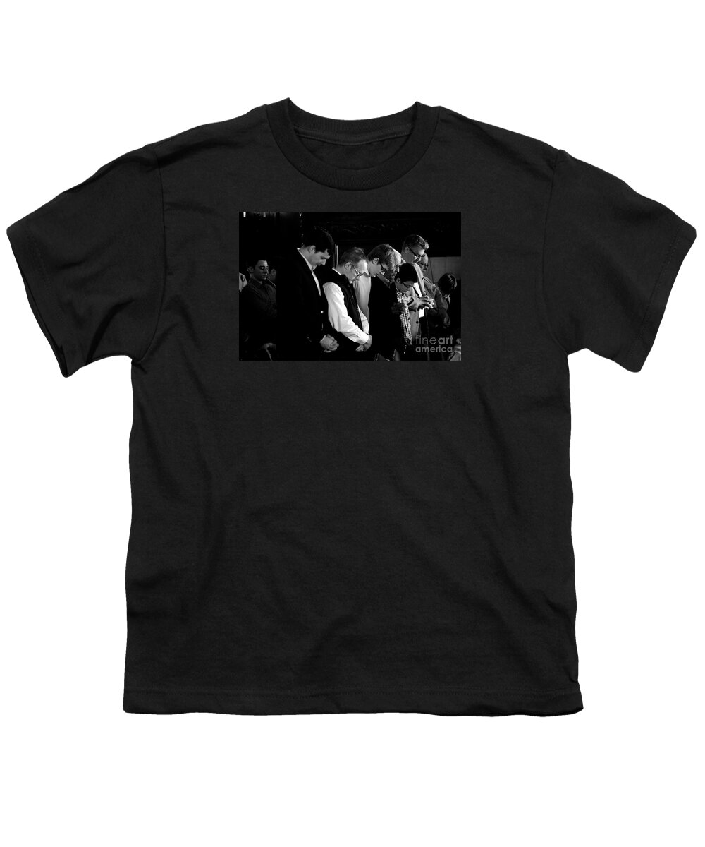 United States Youth T-Shirt featuring the photograph When Men Put God First by Frank J Casella