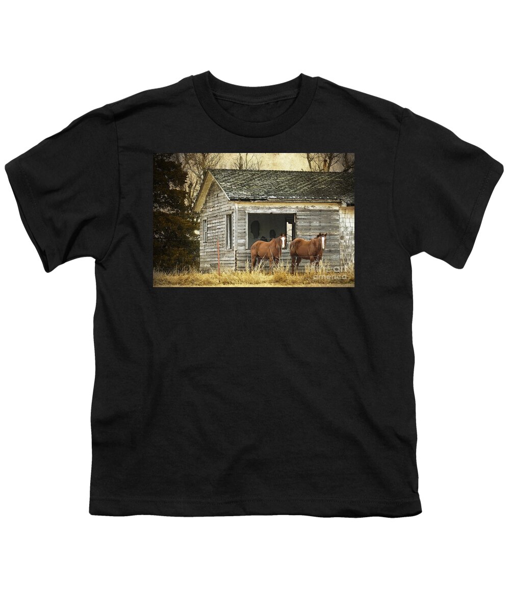 Old House Youth T-Shirt featuring the photograph Where Are the People by Betty LaRue