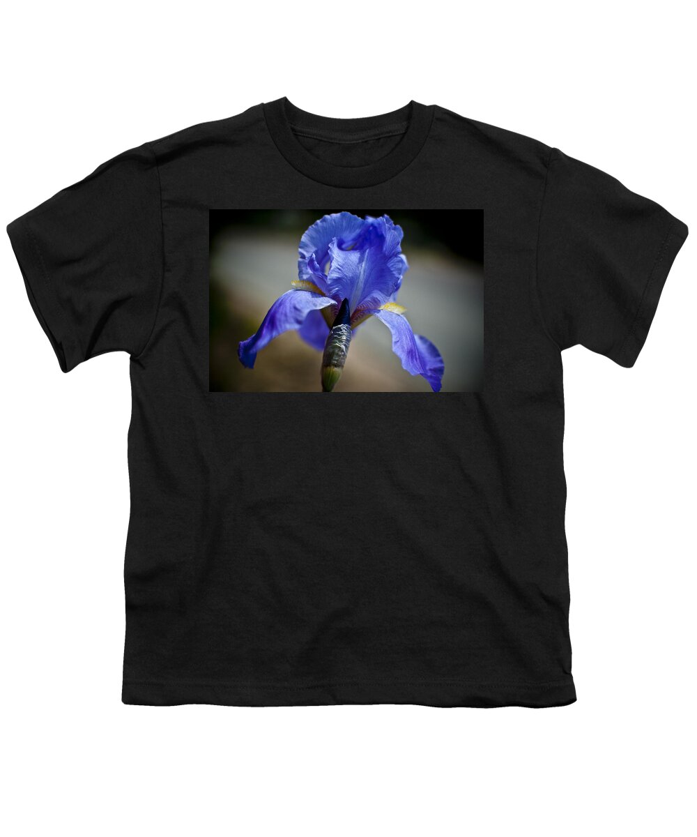Iris Youth T-Shirt featuring the photograph Wild iris by Ron White