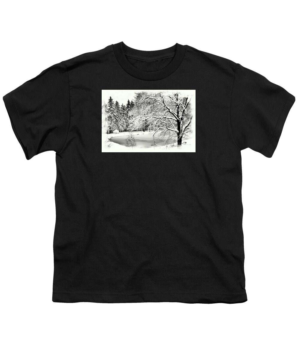 Landscape Youth T-Shirt featuring the photograph Winter Bliss by Marcia Lee Jones