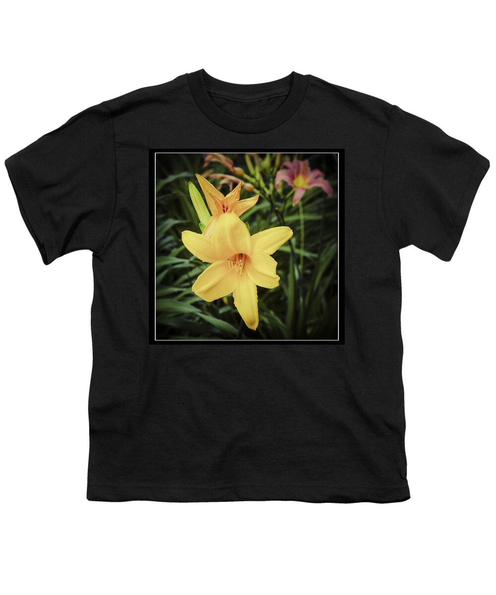 Lily Youth T-Shirt featuring the photograph Yellow Lilies by Frank Winters