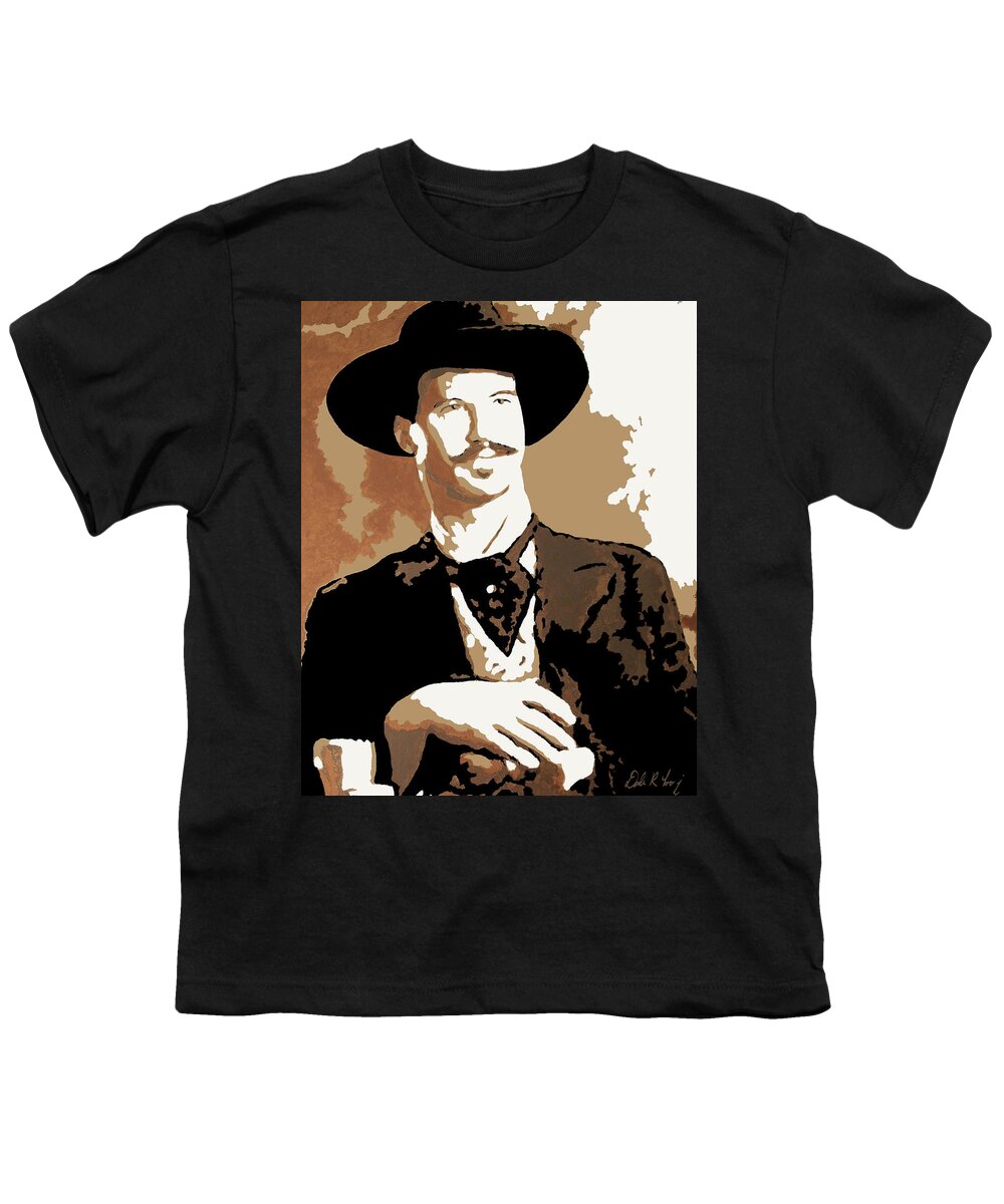 Film Youth T-Shirt featuring the painting Your Huckleberry by Dale Loos Jr