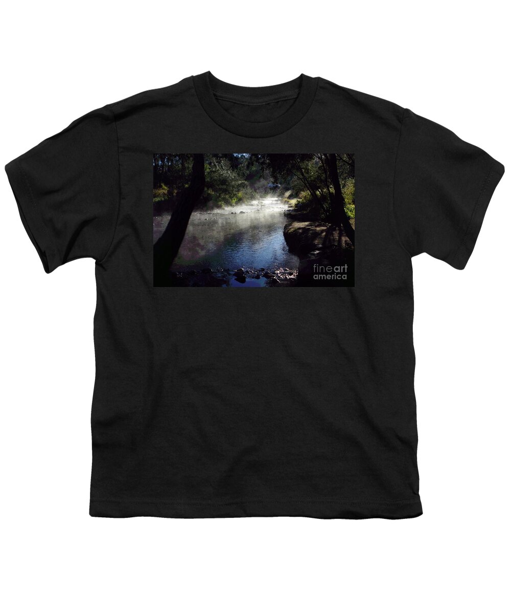 Queensland Youth T-Shirt featuring the photograph River Mist Series #2 by Blair Stuart