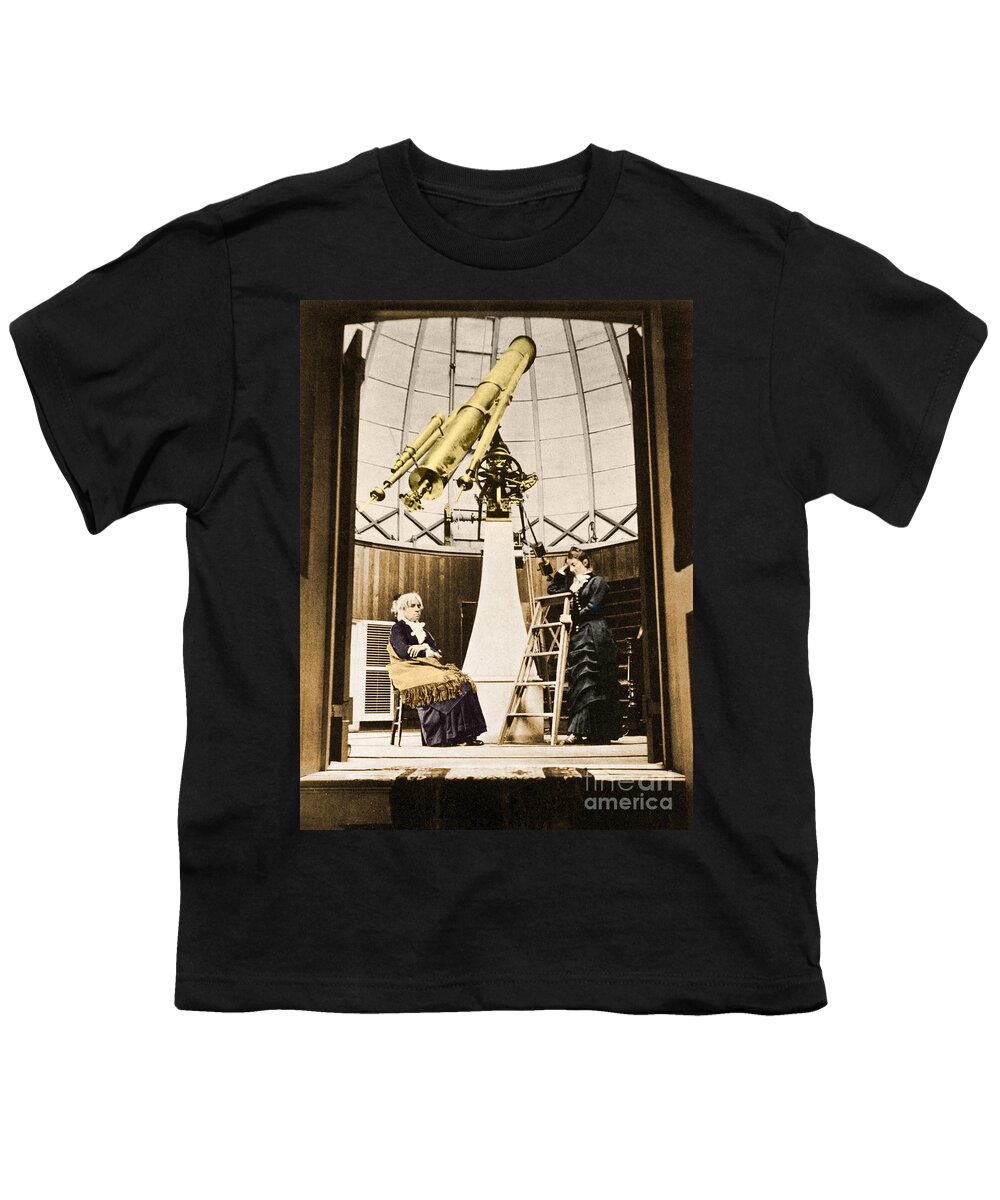 Science Youth T-Shirt featuring the photograph Maria Mitchell American Astronomer #8 by Science Source