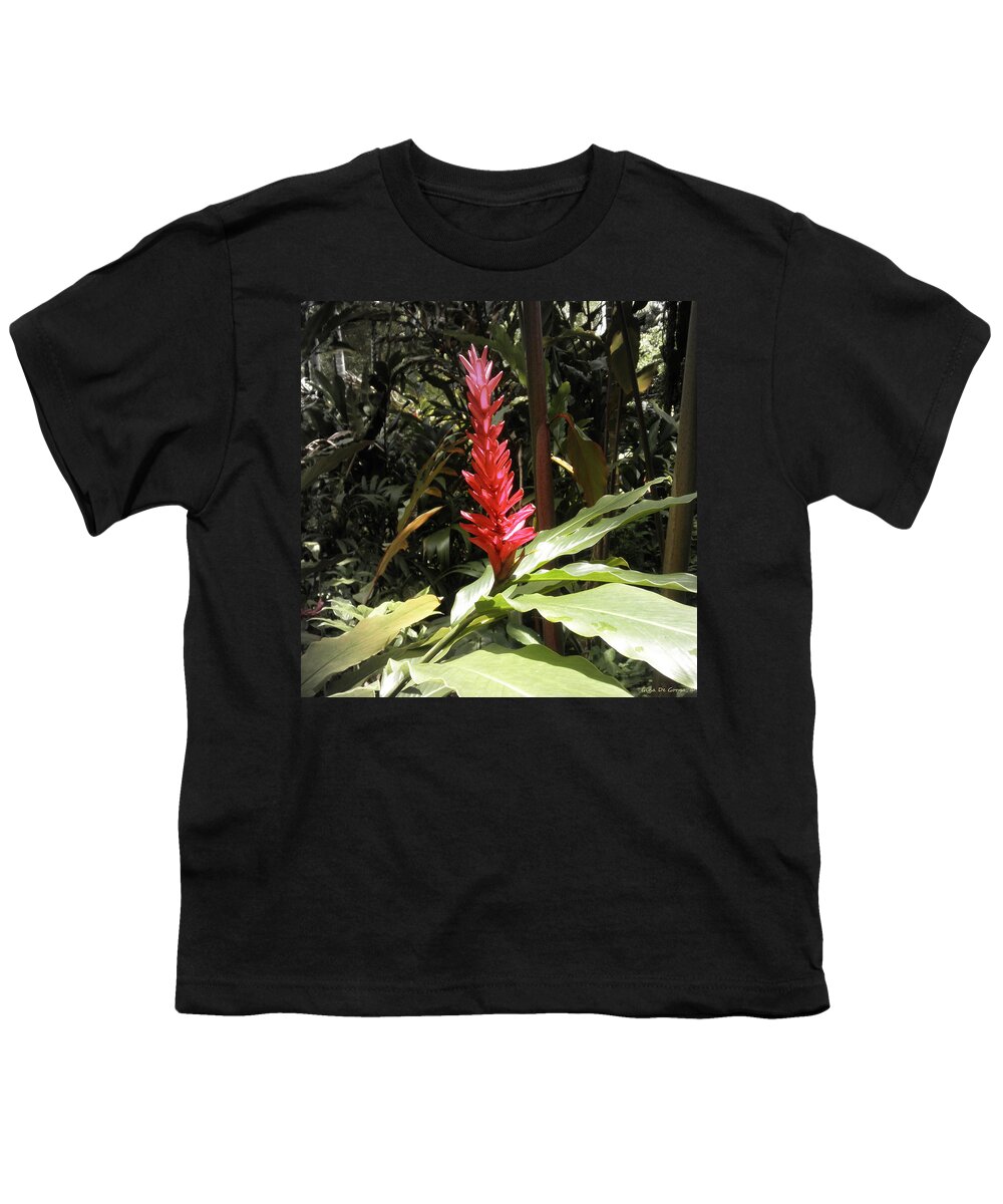 Flowers Youth T-Shirt featuring the photograph Tropical Flower #6 by Gina De Gorna
