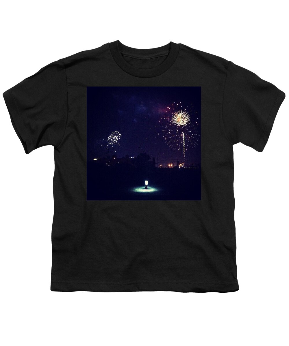 Birthday Youth T-Shirt featuring the photograph #america #birthday #friends And by Katie Cupcakes