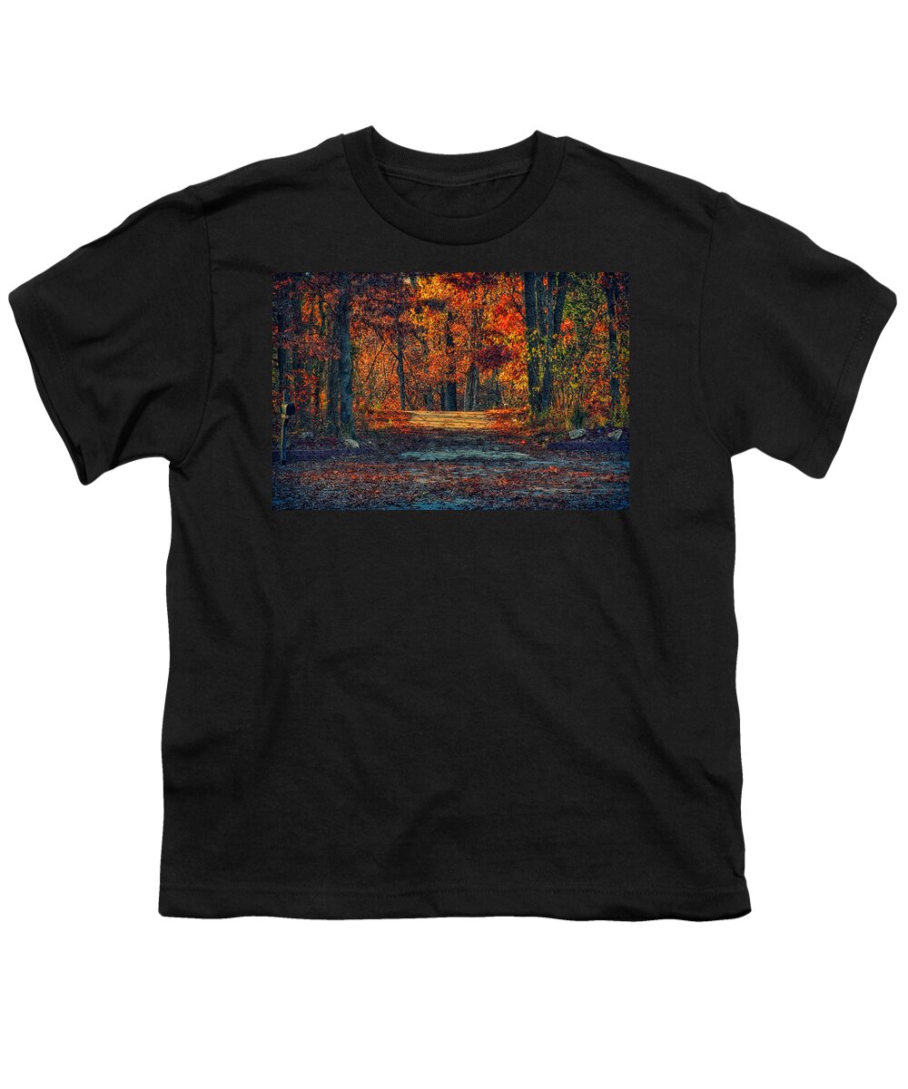 Missouri Youth T-Shirt featuring the photograph Autumn Has Arrived by Bill and Linda Tiepelman