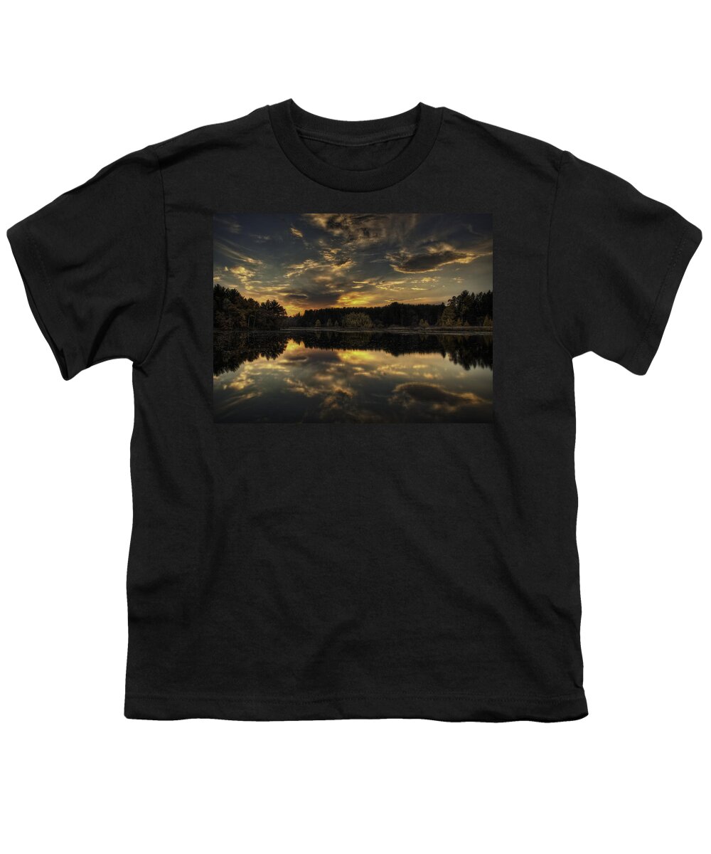 Autumn Youth T-Shirt featuring the photograph Autumn Sunset by Thomas Young