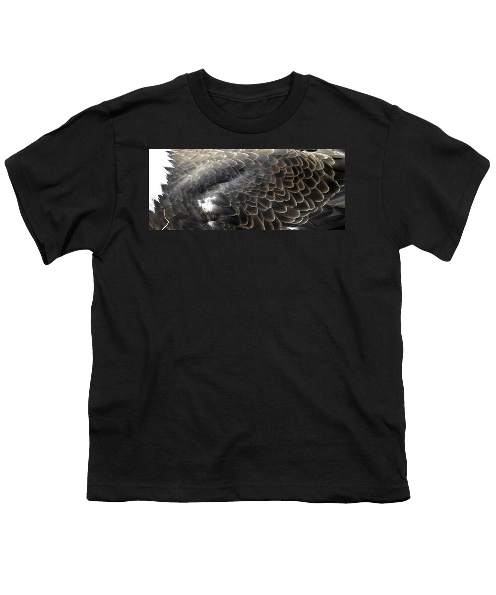 Bald Eagle Wing Youth T-Shirt featuring the photograph Bald Eagle Wing by Kim Galluzzo