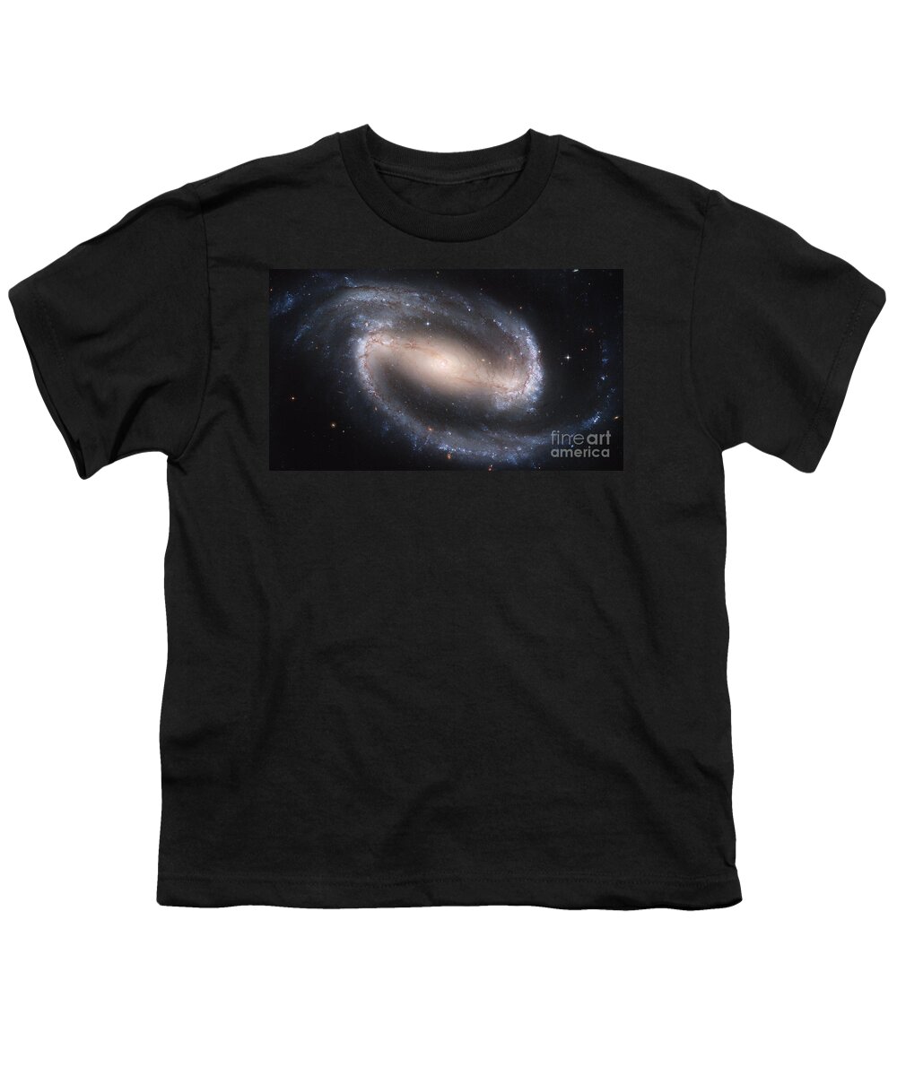 Space Youth T-Shirt featuring the photograph Barred Spiral Galaxy, Ngc 1300 by Nasa
