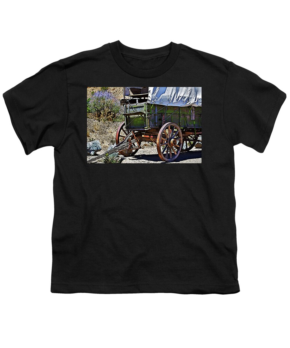 Wagon Youth T-Shirt featuring the photograph Broken Down by Phyllis Denton