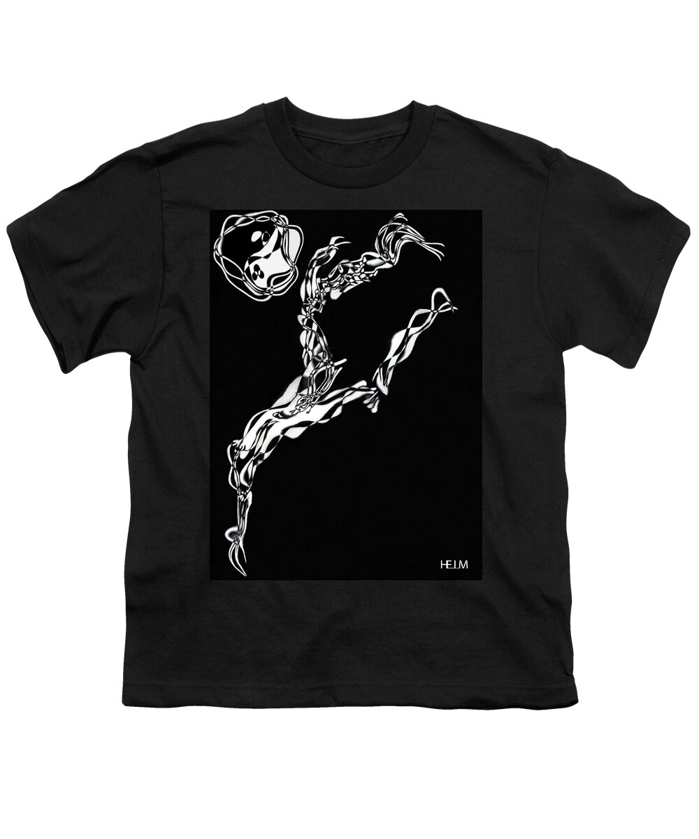 Abstract Paintings Youth T-Shirt featuring the digital art Cliente Dreams by Mayhem Mediums