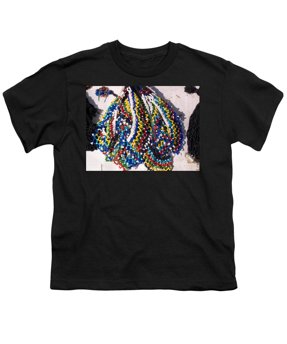 Beads Youth T-Shirt featuring the photograph Colorful beads jewelery by Ashish Agarwal