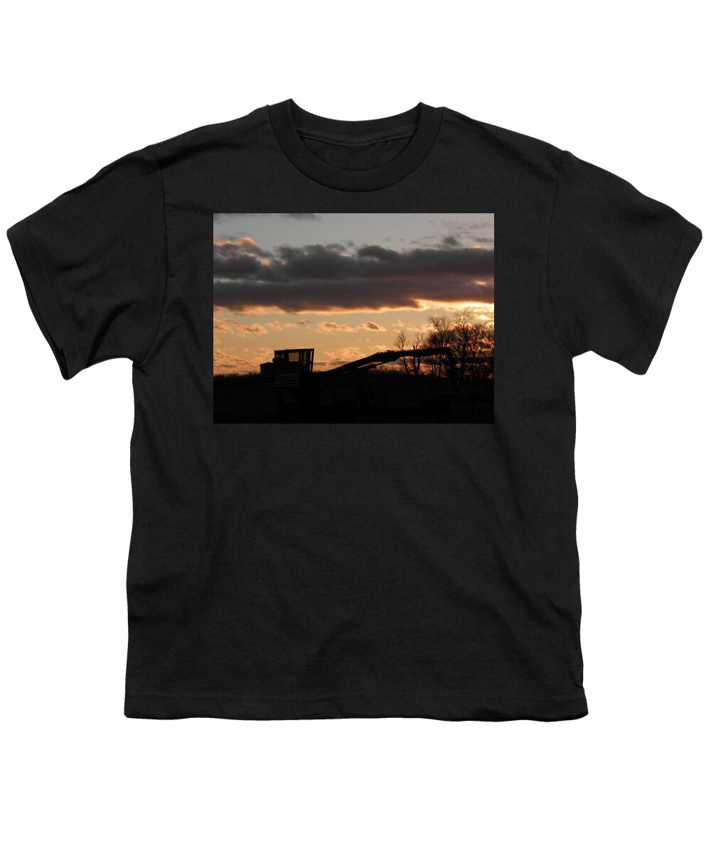 Sundown Youth T-Shirt featuring the photograph Done For The Day by Kim Galluzzo Wozniak