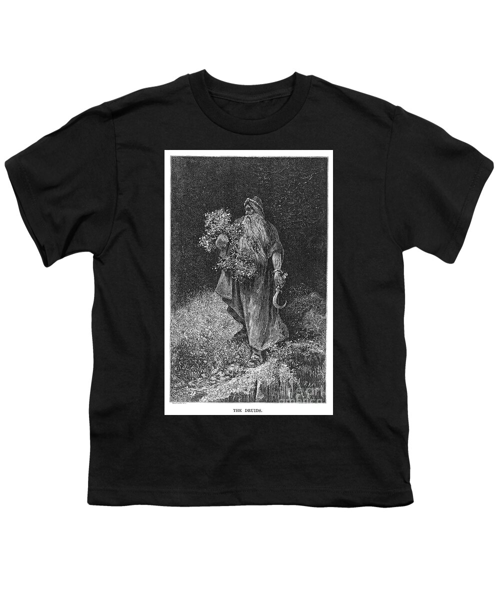 Celtic Youth T-Shirt featuring the photograph Druid by Granger