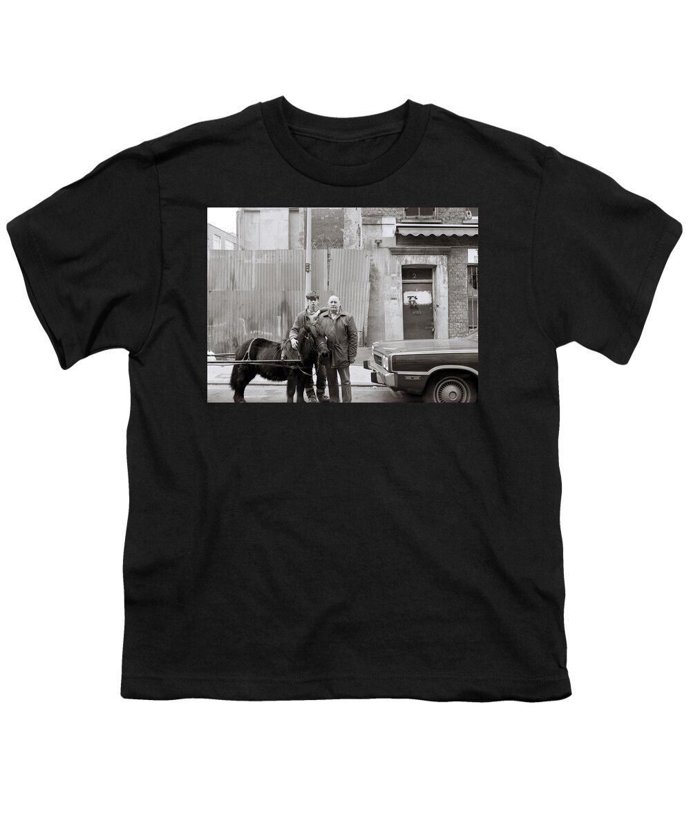 London Youth T-Shirt featuring the photograph Father And Son #1 by Shaun Higson