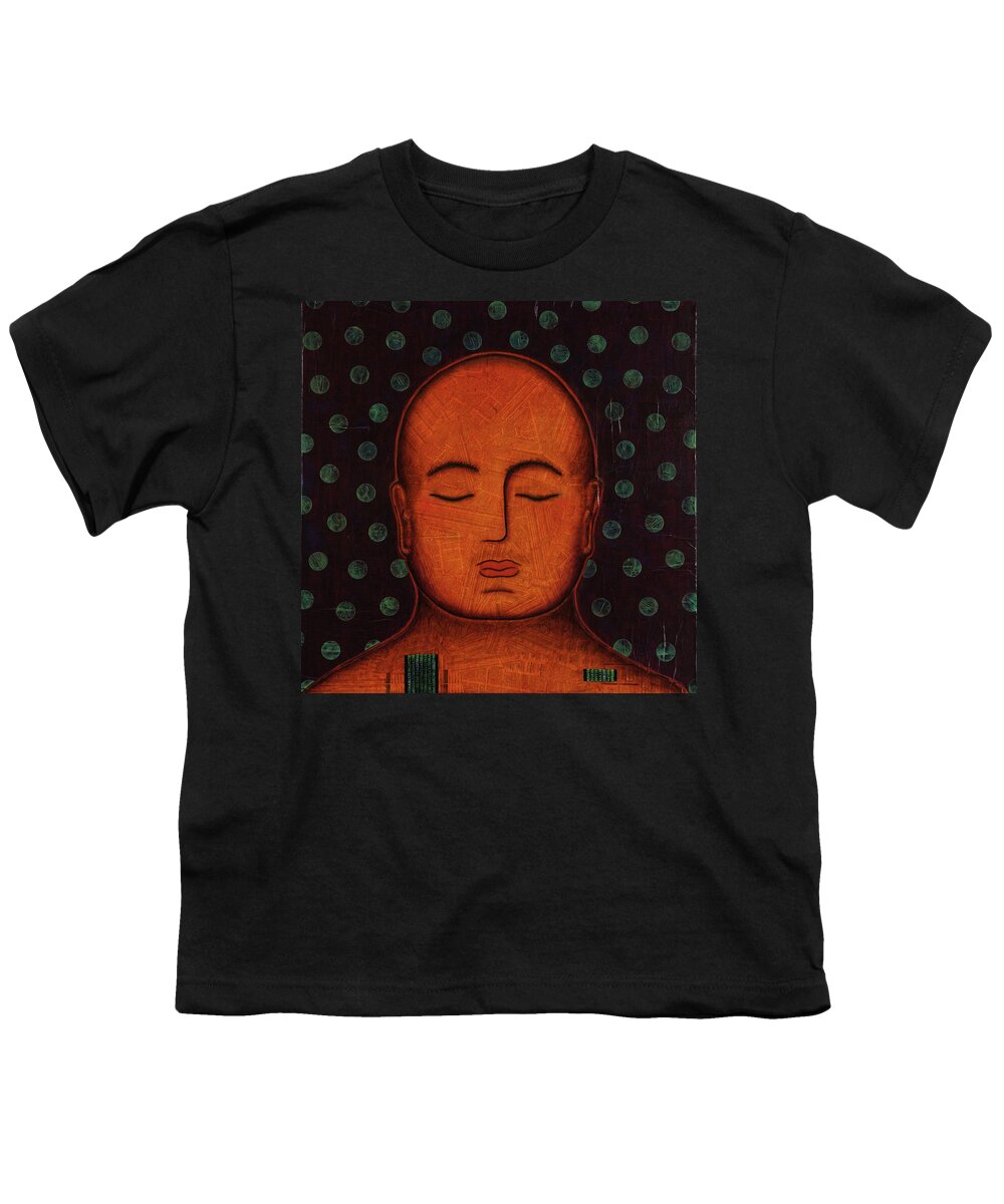 Buddha Youth T-Shirt featuring the painting Inner Visions by Gloria Rothrock