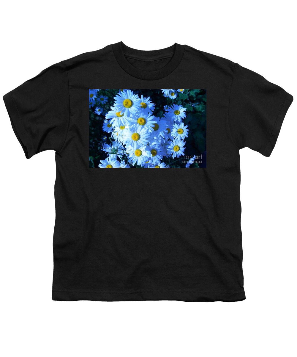 Flowers Youth T-Shirt featuring the photograph Lot of Daisies by Amalia Suruceanu