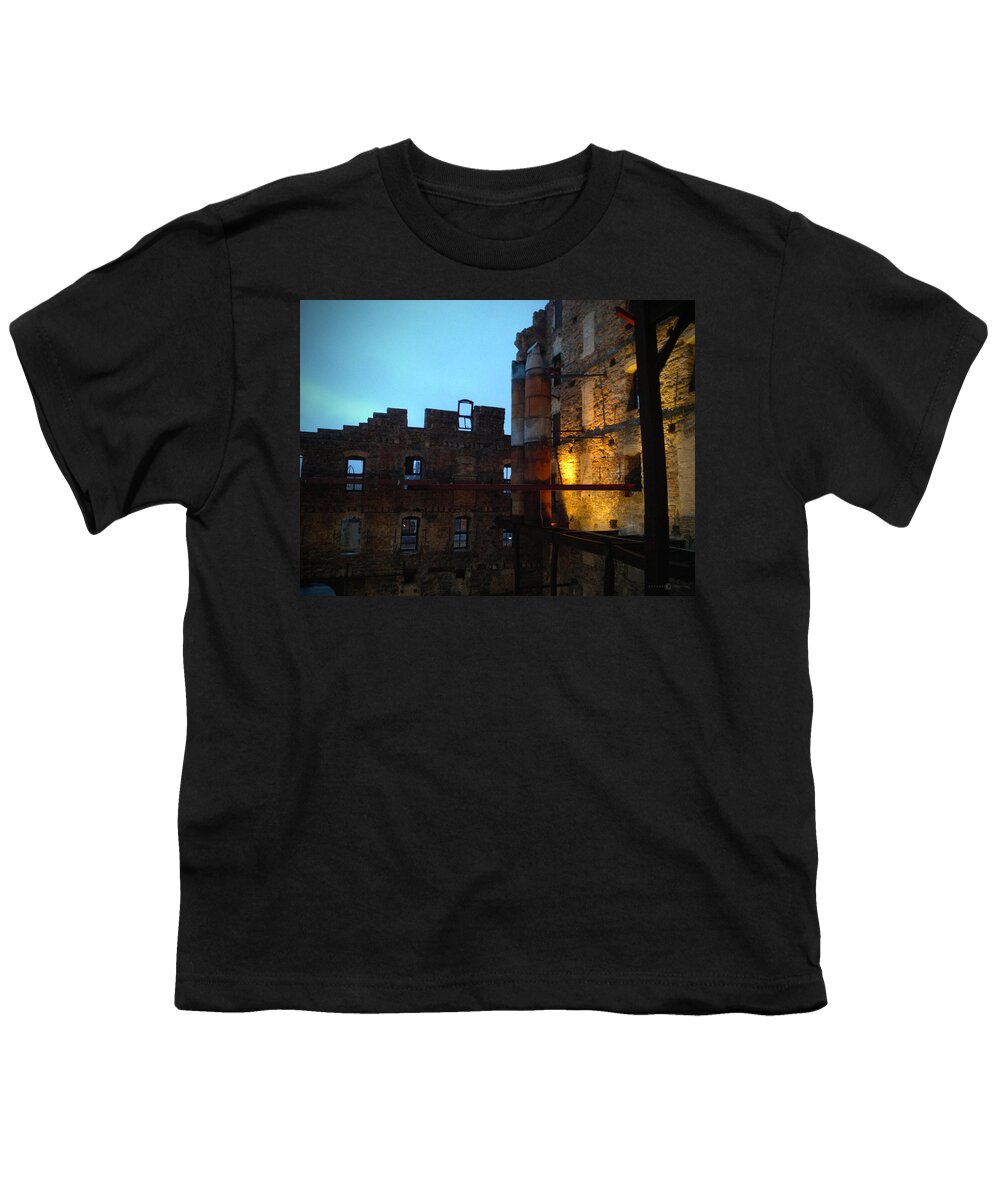 Mill Youth T-Shirt featuring the photograph Mill Ruins by Tim Nyberg