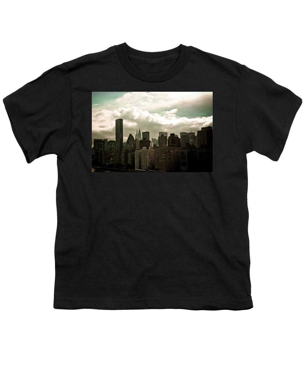 Manhattan Youth T-Shirt featuring the photograph NYC Skyline by Anthony Doudt