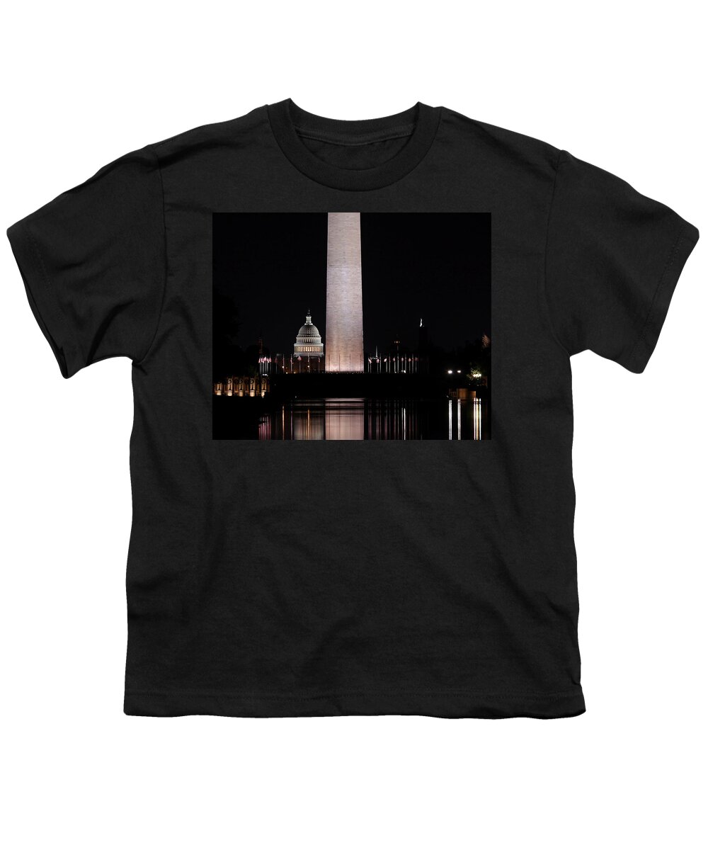 Washington Dc Youth T-Shirt featuring the photograph One Nation by Kim Hojnacki