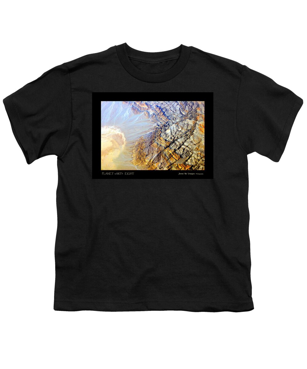 Aerial Youth T-Shirt featuring the photograph Planet Art Eight Poster by James BO Insogna